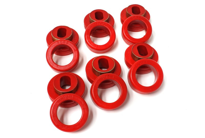 Energy Suspension 81-87 GM 1/2-3/4-1 Ton C-10/C-20/C30/C1500/C2500/C3500 PU 2WD Red Body Mount Set - 0