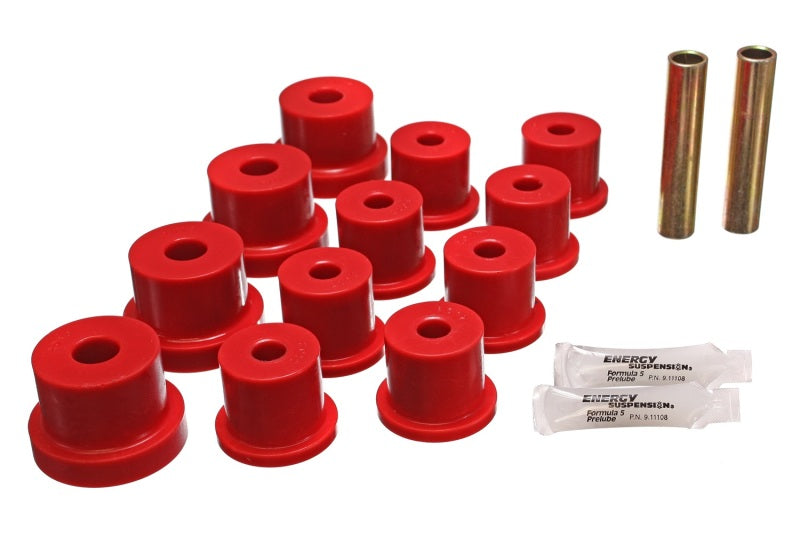 Energy Suspension Nova Mono Leaf Spring Bushings - Red - 0