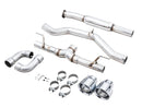 AWE Subaru BRZ/ Toyota GR86/ Toyota 86 Track Edition Cat-Back Exhaust- Chrome Silver Tips-9