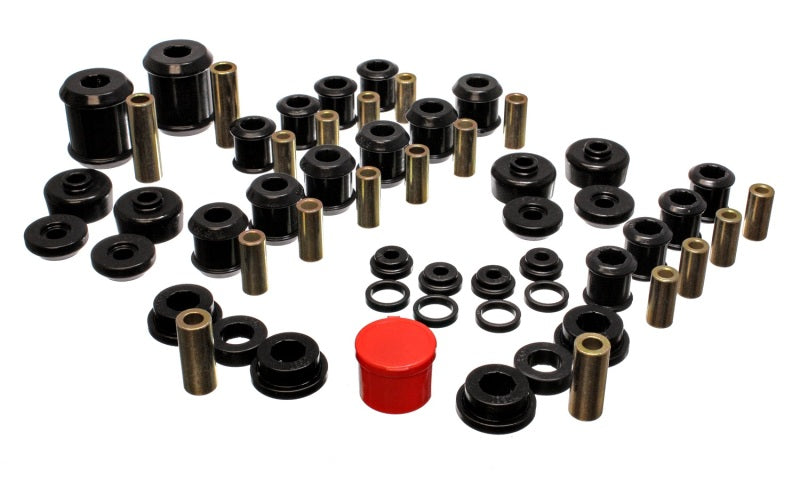 Energy Suspension 95-99 Mitsubishi Eclipse FWD/AWD Black Hyper-flex Master Bushing Set - 0