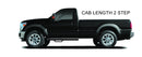 N-Fab Nerf Step 14-17 Chevy-GMC 1500 Crew Cab - Tex. Black - Cab Length - 3in-7