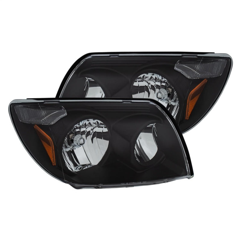 ANZO 2003-2005 Toyota 4Runner Crystal Headlights Black - 0