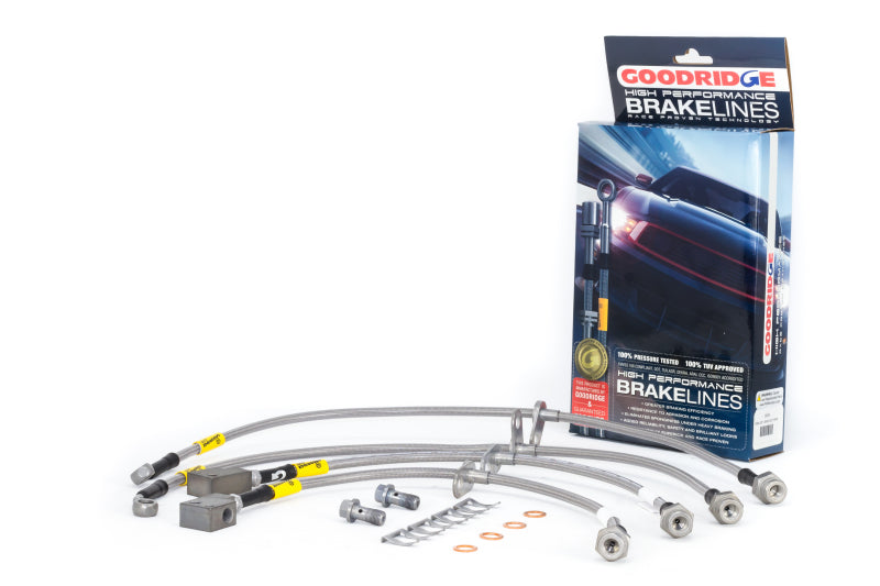 Goodridge 17-21 Honda Civic Type-R (FK8) Stainless Steel Brake Line Kit - 0