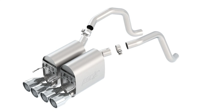 Borla 05-08 Corvette Coupe/Conv 6.0L/6.2L 8cyl 6spd RWD Touring SS Exhaust (rear section only) - 0