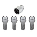 McGard Wheel Lock Bolt Set - 4pk. (Cone Seat) M12X1.25 / 17mm Hex / 22.0mm Shank Length - Chrome-4