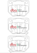 DBA 06-07 Subaru WRX SP500 Rear Brake Pads-5