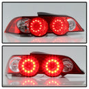 Spyder Acura RSX 02-04 LED Tail Lights Red Clear ALT-YD-ARSX02-LED-RC-18