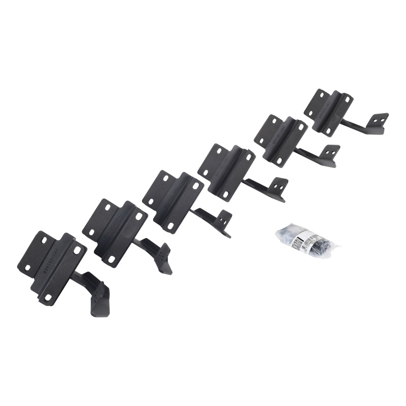 Go Rhino 15-21 Ford F-150 SC 4DR Mounting Brackets (V-Series V3/RB10 Slim/RB20 Slim) - Tex. Blk - 0