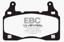 EBC 11-15 Chevrolet Camaro (5th Gen) 6.2 Redstuff Front Brake Pads-5