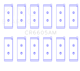 King Engine Bearings Toyota 5ME/5MGE/7MGE/7MGTE Rod Bearing Set - Size STD - 0