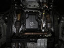 aFe 17-24 Ford F-150 10R60/10R80 Pro Series Rear Transmission Pan Black w/ Machined Fins-2