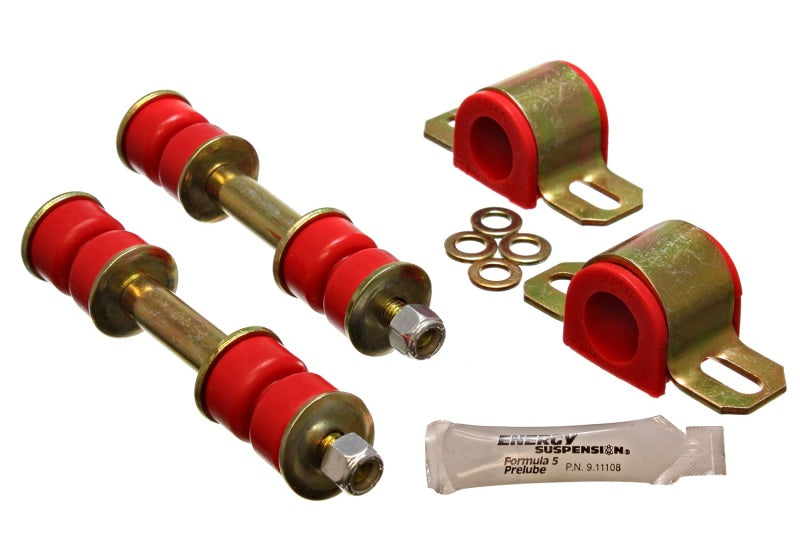 Energy Suspension 89-94 Toyota Pickup 2WD (Exc T-100/Tundra) Red 23mm Front Sway Bar Bushing Set - 0