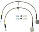 StopTech 07-08 Honda Fit Stainless Steel Brake Lines-4