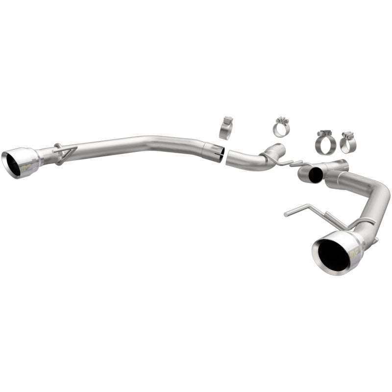 MagnaFlow 2015-2017 Ford Mustang V6 3.7L Race Series Axle Back w/ Dual Polished Tips - 0