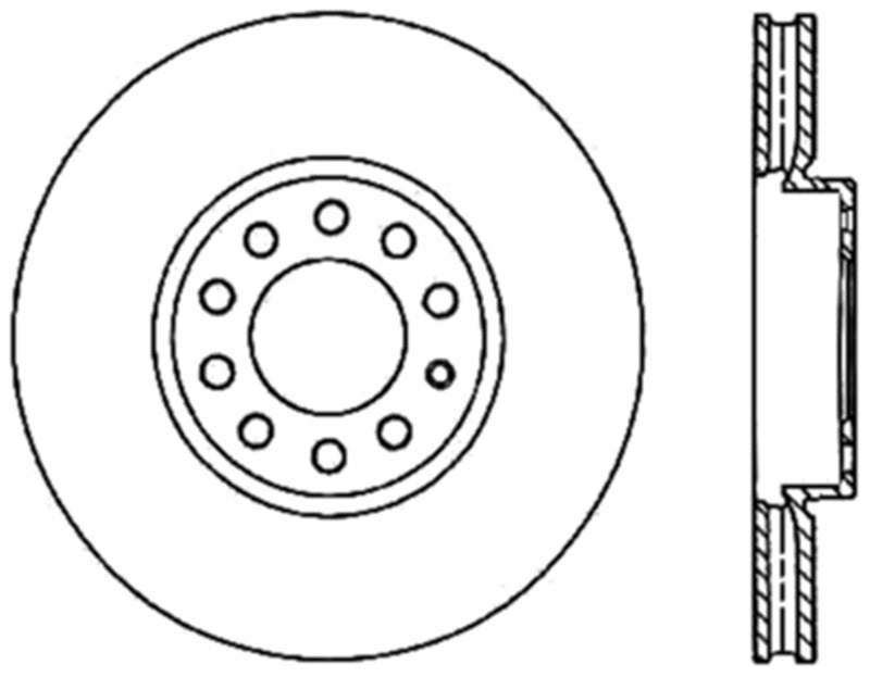 StopTech Slotted & Drilled Sport Brake Rotor - 0