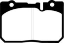EBC 95-00 Lexus LS400 4.0 Greenstuff Front Brake Pads-5