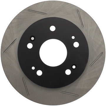 StopTech Power Slot Slotted 06-08 Honda Civic Si Rear Left Rotor - 0