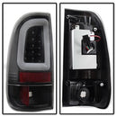 Spyder 08-16 Ford Super Duty F-250 V3 Light Bar LED Tail Lights - Black (ALT-YD-FS07V3-LBLED-BK)-19