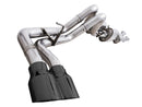 AWE Tuning 16-22 Toyota Tacoma 0FG Cat-Back Exhaust w/ BashGuard - Dual Diamond Black Tips-22