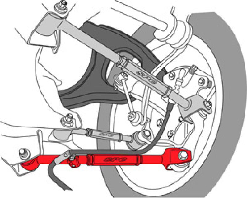 SPC Performance 08-10 Honda Accord/09-10 Acura TSX/TL Rear Adjustable Lateral Arm - 0