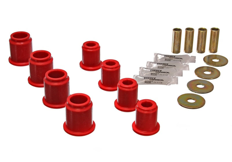 Energy Suspension 6/95-04 Toyota Pick Up 4W (Exc T-100/Tundra) Red Front Control Arm Bushing Set - 0