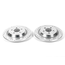 Power Stop 15-17 Ford F-150 Rear Evolution Drilled & Slotted Rotors - Pair - 0