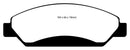 EBC 07 Cadillac Escalade 6.2 2WD Greenstuff Front Brake Pads-6