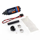 DeatschWerks DW420 Series 420lph In-Tank Fuel Pump w/ Install Kit For 94-02 Nissan S14/S15-1