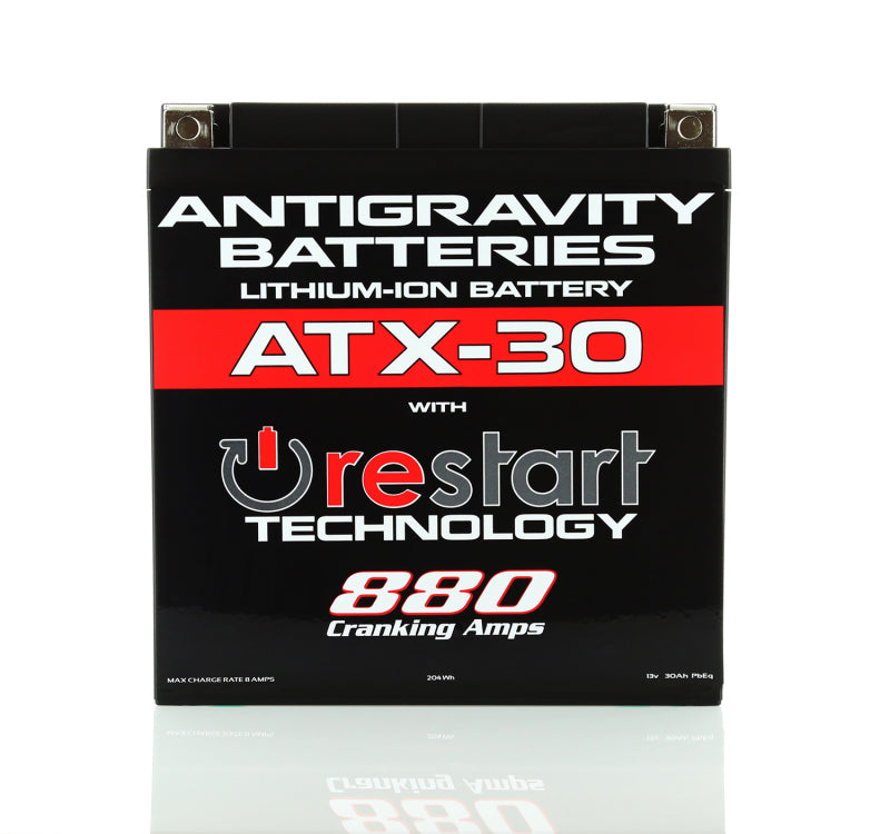 Antigravity YTX30 Lithium Battery w/Re-Start - 0