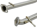 aFe Takeda 16-17 Lexus RC 200T 2.0L (t) 2in. SS Axle-Back Exhaust System w/Polished Blue Tips-7