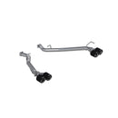 MBRP 20-21 Ford Explorer ST 3.0L EcoBoost Dual Rear Exit Axle Back w/ Quad Carbon Fiber Tips - T304-1