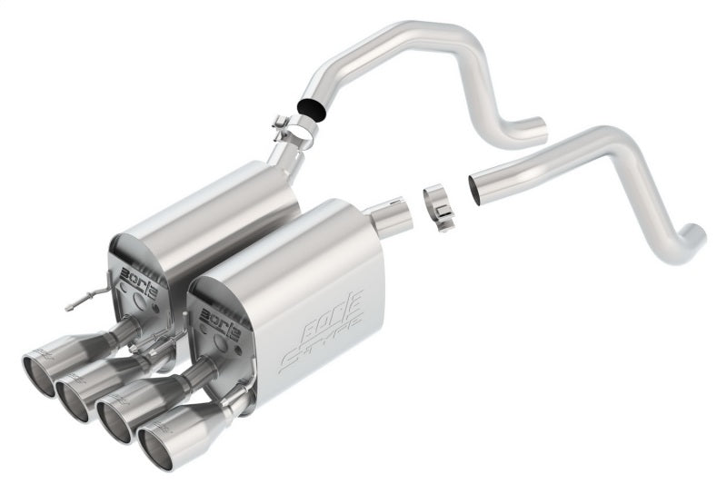 Borla 05-08 Corvette Coupe/Conv 6.0L/6.2L 8cyl AT/MT 6spd S-Type II SS Exhaust (rear section only) - 0