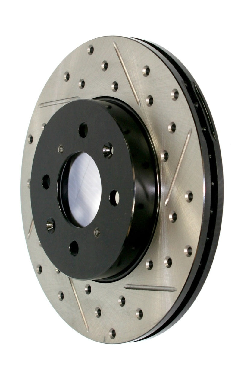 StopTech SportStop 6/02-08 Nissan 350Z / 8/02-04 Infiniti G35 Slotted & Drilled Rear Right Rotor - 0