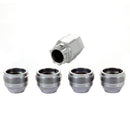 McGard Wheel Lock Nut Set - 4pk. (Under Hub Cap / Cone Seat) 1/2-20 / 3/4 & 13/16 Hex / .775in. L-6