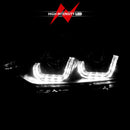 ANZO 2012-2015 BMW 3 Series Projector Headlights w/ U-Bar Black-19