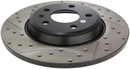 StopTech Power Slot 09-10 Audi A4/A4 Quattro / 08-10 A5 / 10 S4 Rear Right Drilled & Slotted Rotor-9