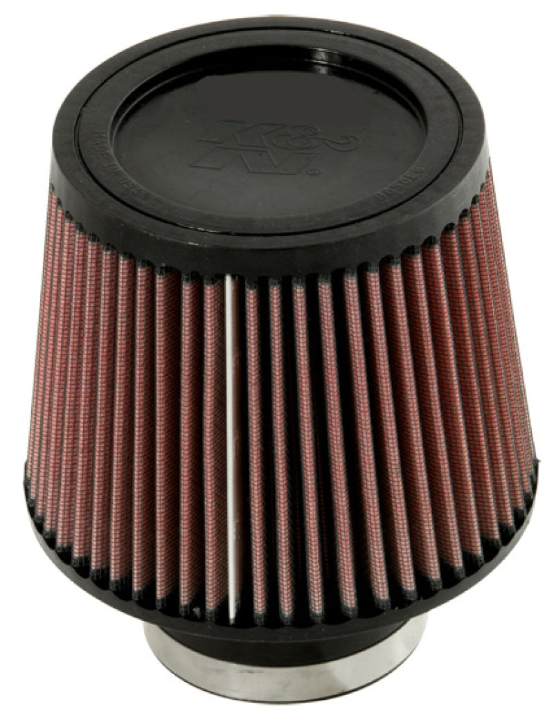 K&N Universal Rubber Filter-Round Tapered 3in Flange ID x 6in Base OD x 6in Top OD x 5in H - 0