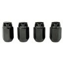 McGard Hex Lug Nut (Cone Seat) M12X1.5 / 13/16 Hex / 1.5in. Length (4-pack) - Black-4