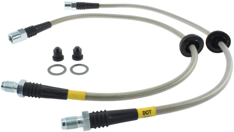 StopTech 00-06 BMW X5 Stainless Steel Front Brake Line Kit - 0