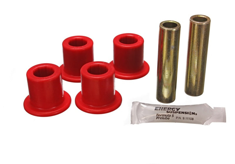 Energy Suspension Jeep Frame Shackle Bushing Set - Red - 0