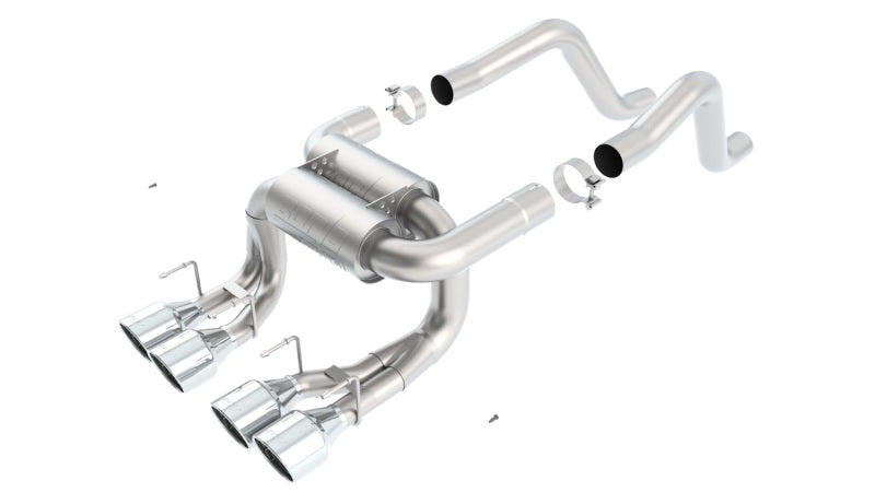 Borla 06-12 Chevrolet Corvette Z06/ZR1 6.2L/7.0L 8cyl Aggressive ATAK Exhaust (rear section only) - 0