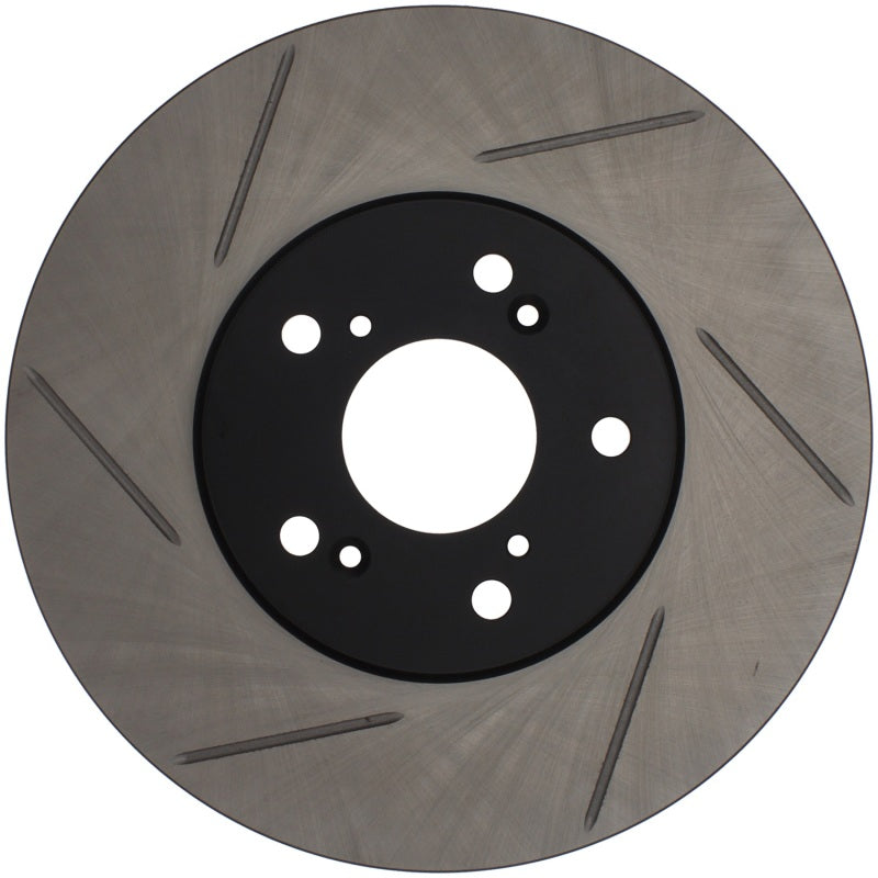 StopTech Power Slot Slotted 99-08 Acura TL (STD Caliper) / 01-03 CL / 04-09 TSX Front Right Rotor - 0