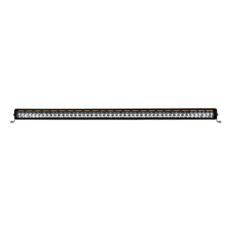 Go Rhino Universal Blackout Combo Series 50in Double Row LED Light Bar w/ Amber Lighting - Black - 0