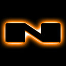 ORACLE Lighting Universal Illuminated LED Letter Badges - Matte Black Surface Finish - N-1