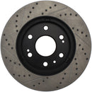 StopTech 05-10 GMC Sierra 1500 (w Rear Drum) / 07-09 GMC Yukon Front Left Slotted & Drilled Rotor-14