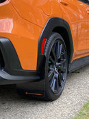 Rally Armor 22-26 Subaru WRX Black UR Mud Flap w/Orange Logo-5