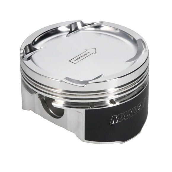 Manley 08+ Mitsubishi Evo X (4B11T) 94mm Stroker 86.5mm +0.5mm Bore 9.0:1 Dish Piston Set with Rings