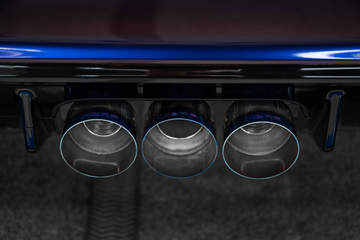 MBRP 23-24 Honda Civic Type R 2.0L T304 SS 3in Cat-Back Exhaust Triple Center Outlet w/ Burnt Tips - 0