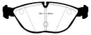 EBC 04-06 Audi TT Quattro 3.2 Redstuff Front Brake Pads-6