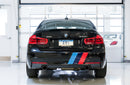 AWE Tuning BMW F3X 340i Touring Edition Axle-Back Exhaust - Chrome Silver Tips (90mm)-2